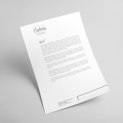 Correspondence paper 100 sheets a4 (print on demand)