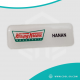 Krispy Kreme brooch, magnetic or clip (customized printing)