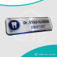 Silver dental brooch, magnetic mirror or clip (customized printing)
