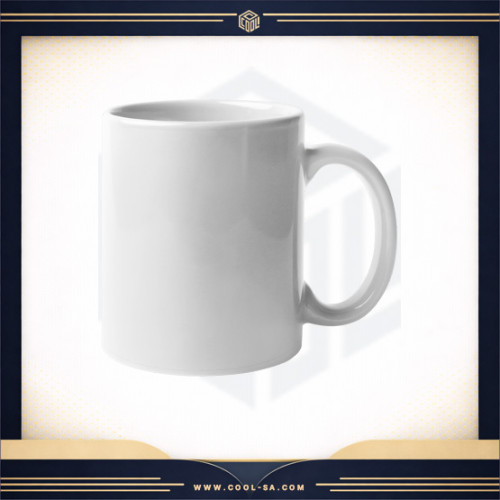 كوب أبيض ( طباعة حسب الطلب )