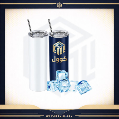 حافظة مياه برودة او حرارة  20oz ( 'طباعة كامل حسب الطلب )