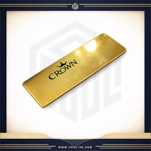 بروش فندق مطلي ذهب