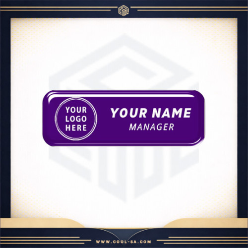 بروش بنفسجي مغناطيس او مشبك