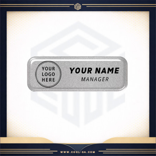 بروش فضي محبب مغناطيس او مشبك