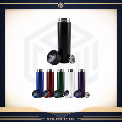 حافظة مياه برودة او حرارة مع مؤشر رقمي ( طباعة حسب الطلب )