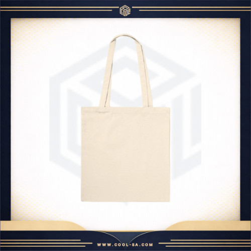 توت باق كيس قماش لون بيج ( طباعه حسب الطلب )