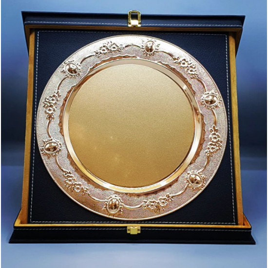 Round wooden shield (print on request)