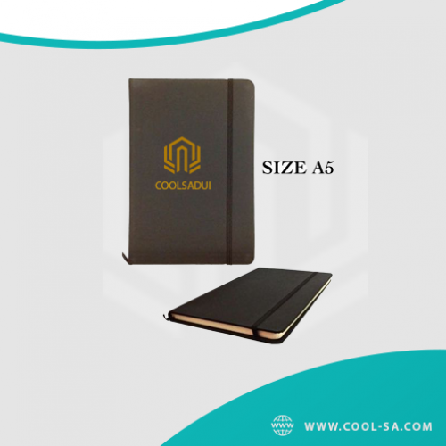Notebook size A5, multi-colored (custom printing)