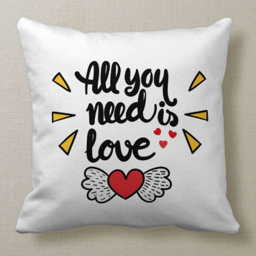 Pillowcase white color 40 cm (print on request)