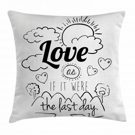 Pillowcase white color 40 cm (print on request) Pillowcase white color 40 cm (print on request)