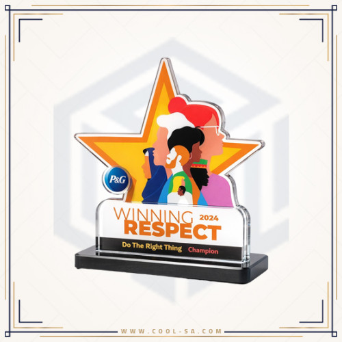P&G Luxury Acrylic award
